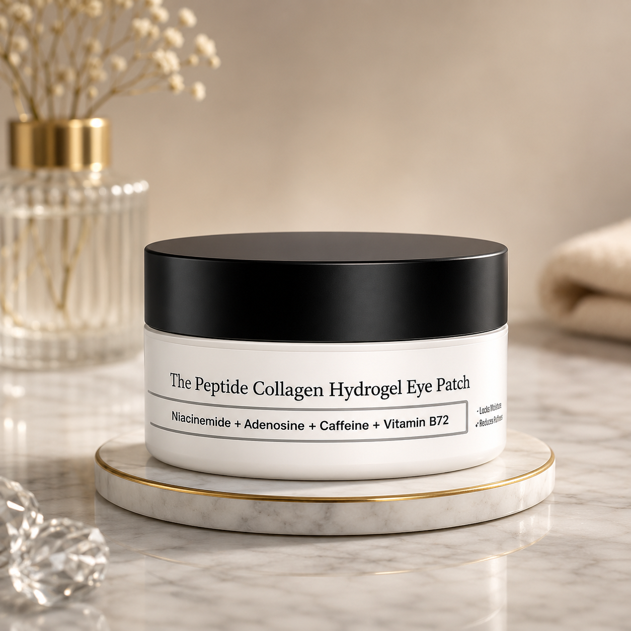 Peptide eye patches