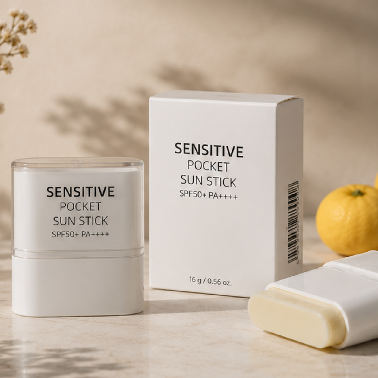 SPF50+ Sensitive Pocket Sun Stick Lightweight Daily UV Protection