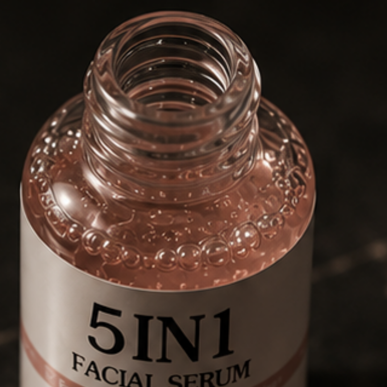 5-in-1 Multi-Active Facial Serum. Complete Skin Transformation