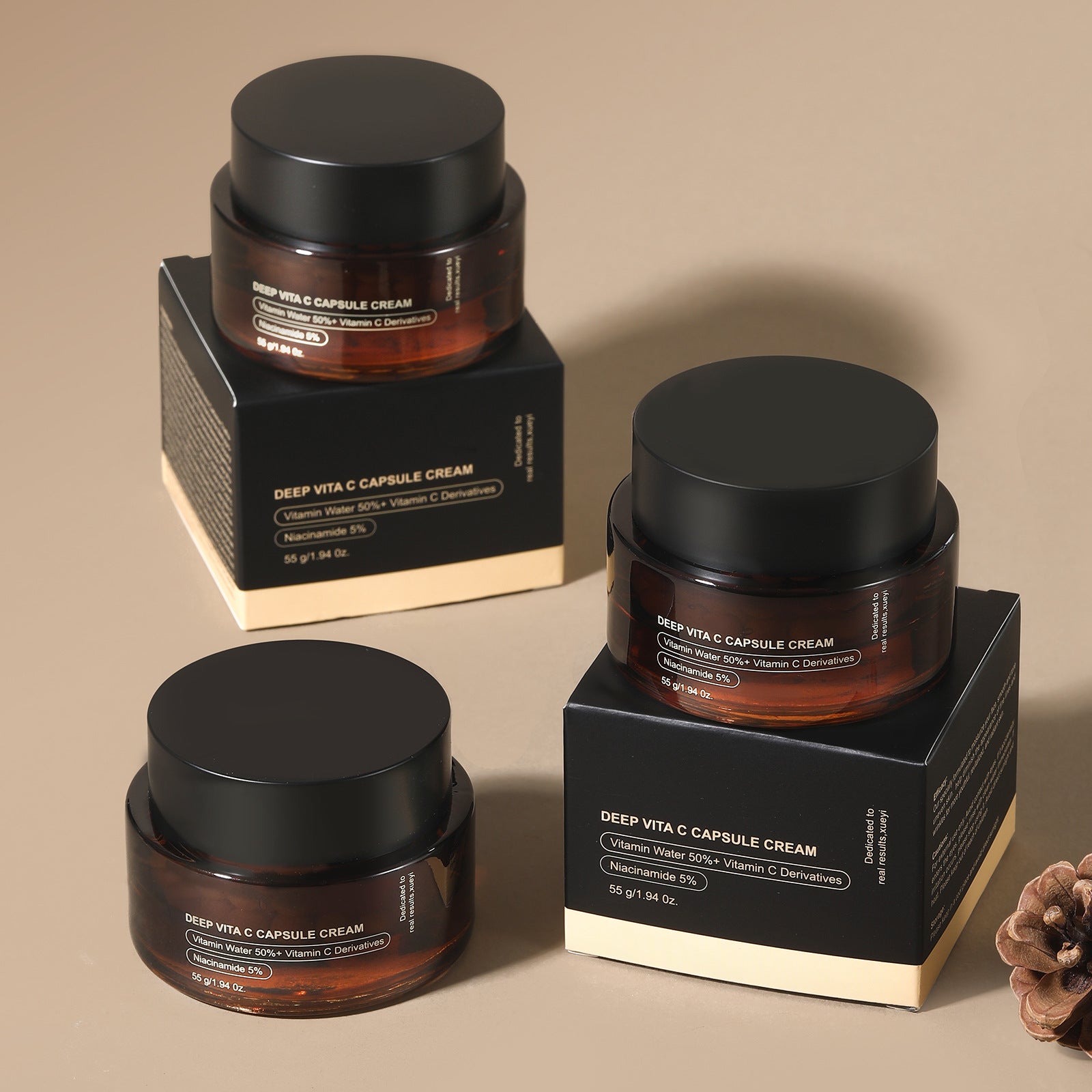 Deep Vita C Capsule Cream - Anti-Wrinkle Vitamin C Moisturizing Treatment